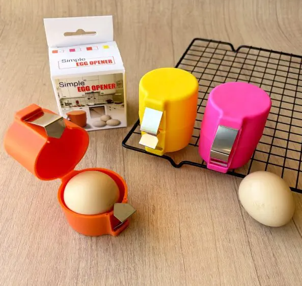 New egg shell opener portable fast egg shelling egg beater